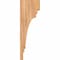 Ekena Millwork Pescadero Smooth Corbel, Western Red Cedar, 5 1/2"W x 8"D x 24"H COR06X08X24PEC00SWR - alternate 2